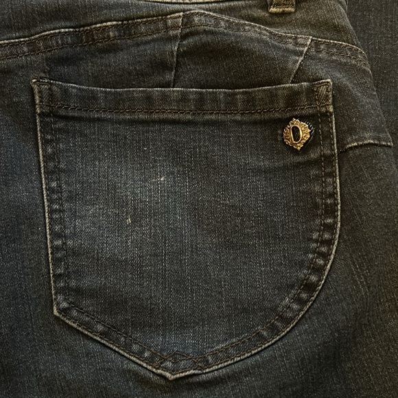 "Ab"solution® Ankle Skimmer Indigo Denim Skinny Jeans, size 10 - Picture 6 of 7